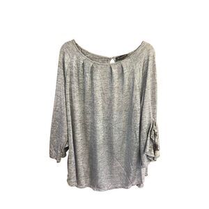 7th Avenue Design Studio New York & Company Women Silver/Gray  Blouse Sz XXL NWT